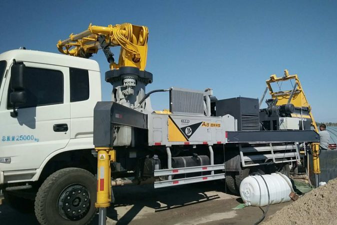 三民重科攪拌天泵助他闖出自己的一片天！